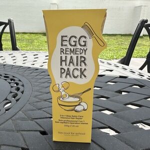 Too Cool For School Egg Remedy Hair Pack 3 In 1 Salon Care Intensive Hair Repair